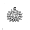 Pendentif pastille inoxydable poinçonnée