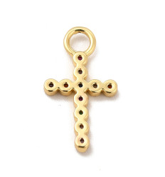 Pendentif oeil articulé + zircon vert