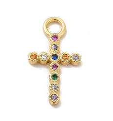 Pendentif oeil articulé + zircon vert