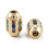 Perle intercalaire tube + zircon