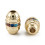 Perle intercalaire tube + zircon