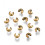 100pcs - perle cache noeud
