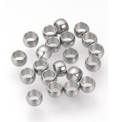 3mm - Perles à écraser (10pcs)