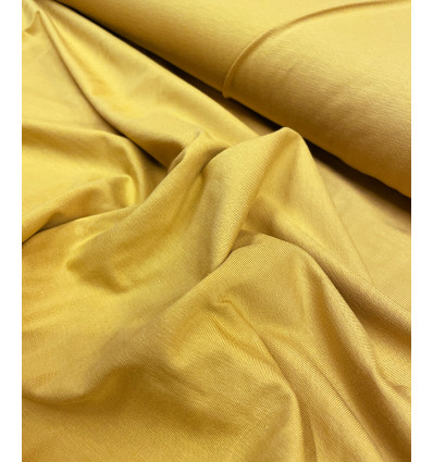 Tissu jacquard bio "Leaf" - Mind The Maker
