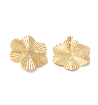 Supports boucles d'oreilles en acier (2pcs)