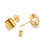 Supports boucles d'oreilles en acier (2pcs)