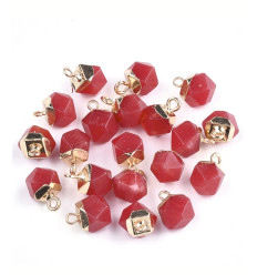 Pendentif pastille inoxydable poinçonnée