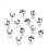 100pcs - perle cache noeud