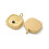 Pendentif pastille inoxydable poinçonnée