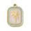 Pendentif pastille inoxydable poinçonnée
