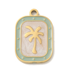 Pendentif plaque - palmier
