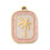Pendentif plaque - palmier