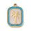 Pendentif pastille inoxydable poinçonnée