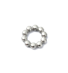 Pendentif pastille inoxydable poinçonnée