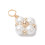 Pendentif fleur tissée en nacre