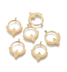 Pendentif cercle à petits pois