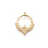 Pendentif pastille inoxydable poinçonnée
