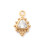 Pendentif pastille inoxydable poinçonnée