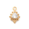 Pendentif pastille inoxydable poinçonnée