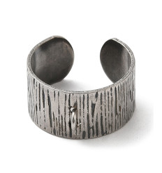 Bague large avec attache soudée en acier inoydable 316L