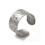 Bague large avec anneau soudé