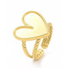 Bague large avec attache soudée en acier inoydable 316L
