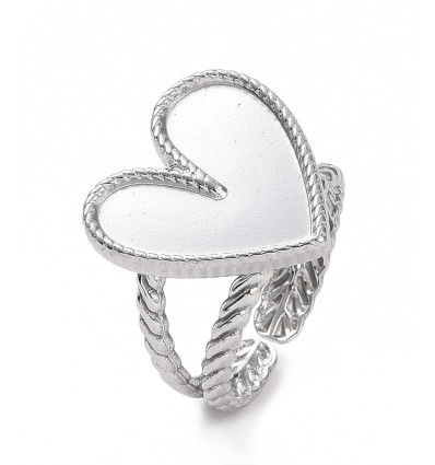 Bague coeur