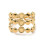 Bague triple avec rond