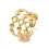 Bague triple avec rond