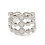 Bague triple avec rond