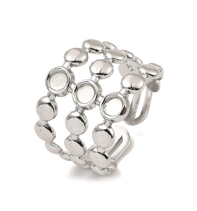 Bague triple avec rond
