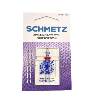 Aiguilles machine Schmetz stretch twin 
