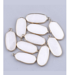 Pendentif pastille inoxydable poinçonnée