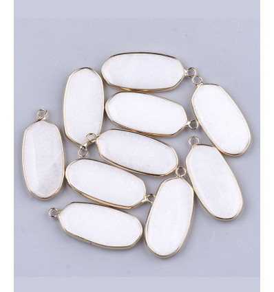 Pendentif pastille inoxydable poinçonnée