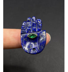 Chapelet Heishi en pierre facettée - fluorite