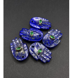Chapelet Heishi en pierre facettée - fluorite