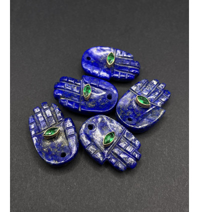Chapelet Heishi en pierre facettée - fluorite