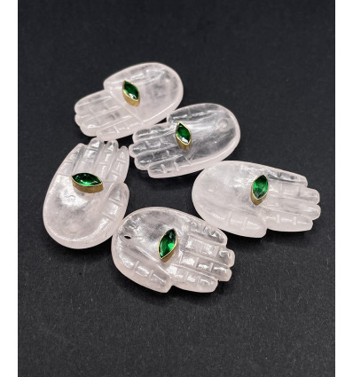 Chapelet Heishi en pierre facettée - fluorite