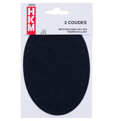 Coudières adulte unies - jeans noir