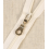 15 cm - zip non séparable lurex