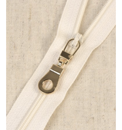 15 cm - zip non séparable lurex