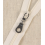 15 cm - zip non séparable lurex