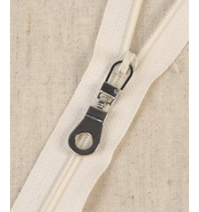 15 cm - zip non séparable lurex
