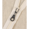 15 cm - zip non séparable lurex