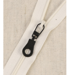 15 cm - zip non séparable lurex