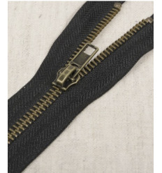 15 cm - zip non séparable lurex