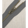 30 cm - zip séparable métal Beige