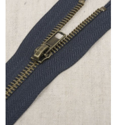 15 cm - zip non séparable lurex
