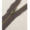 15 cm - zip non séparable lurex