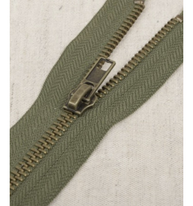 15 cm - zip non séparable lurex